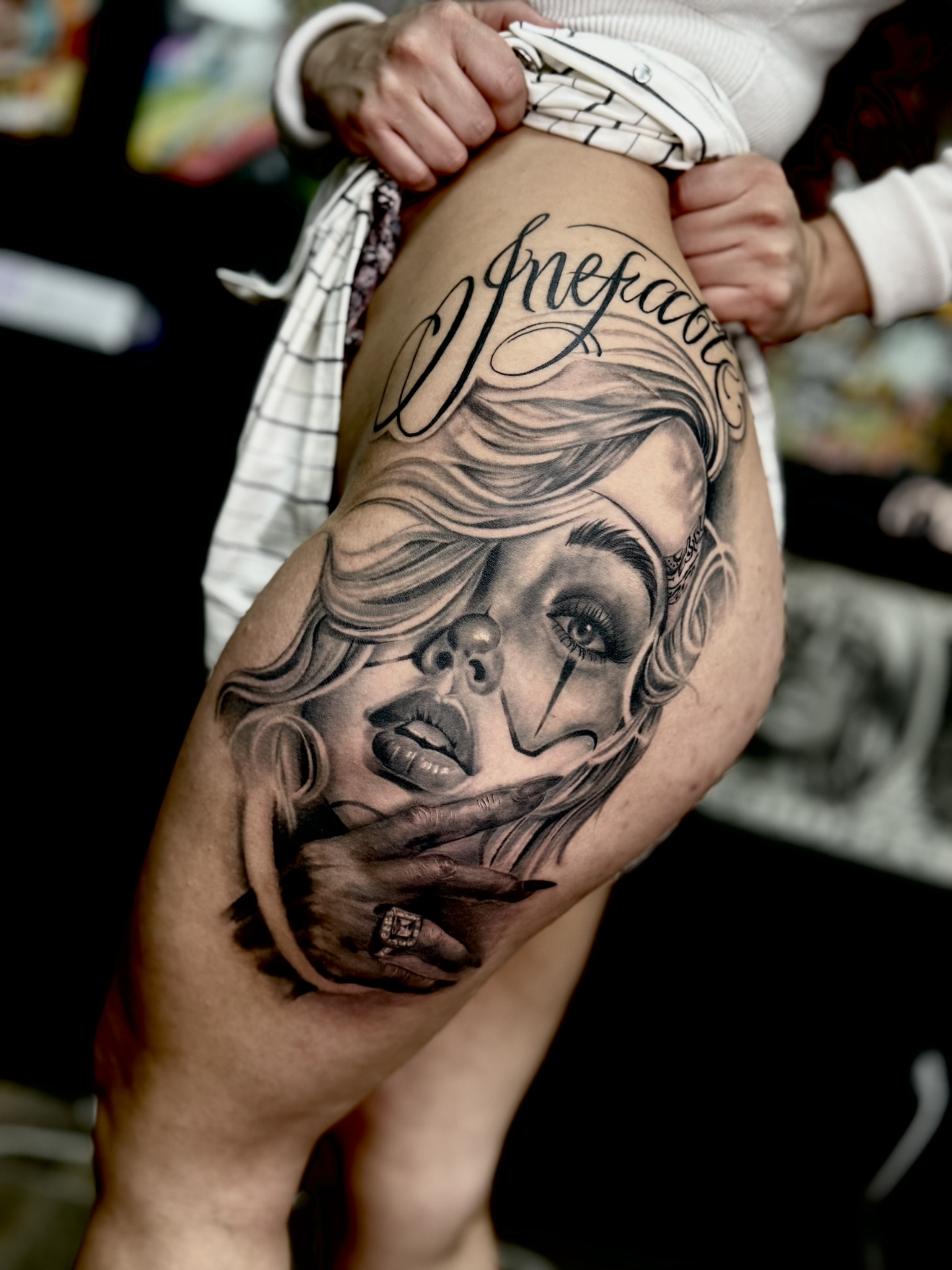 Black & gray realism — lavoro 8, Carlitos Junior Ink Roma